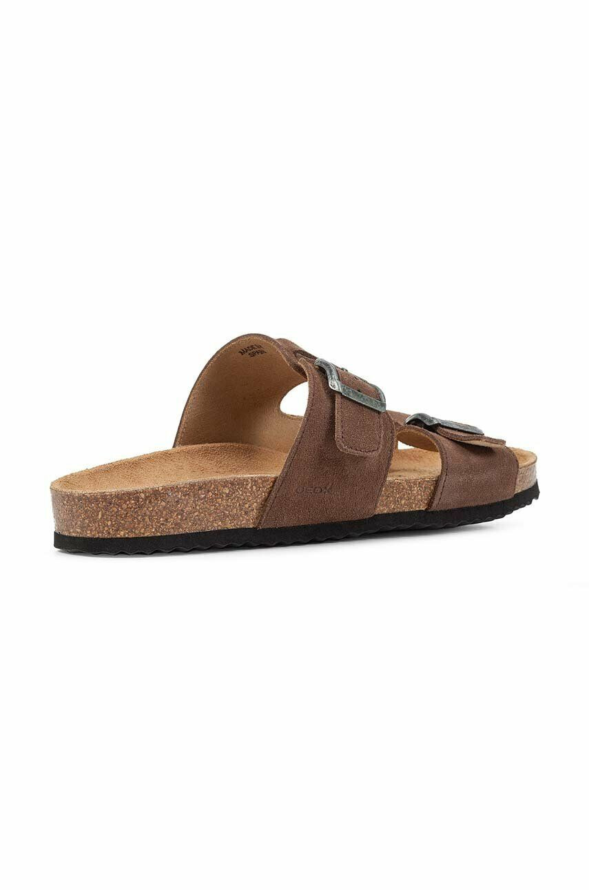 Geox Велурени чехли U SANDAL GHITA E - Pepit.bg