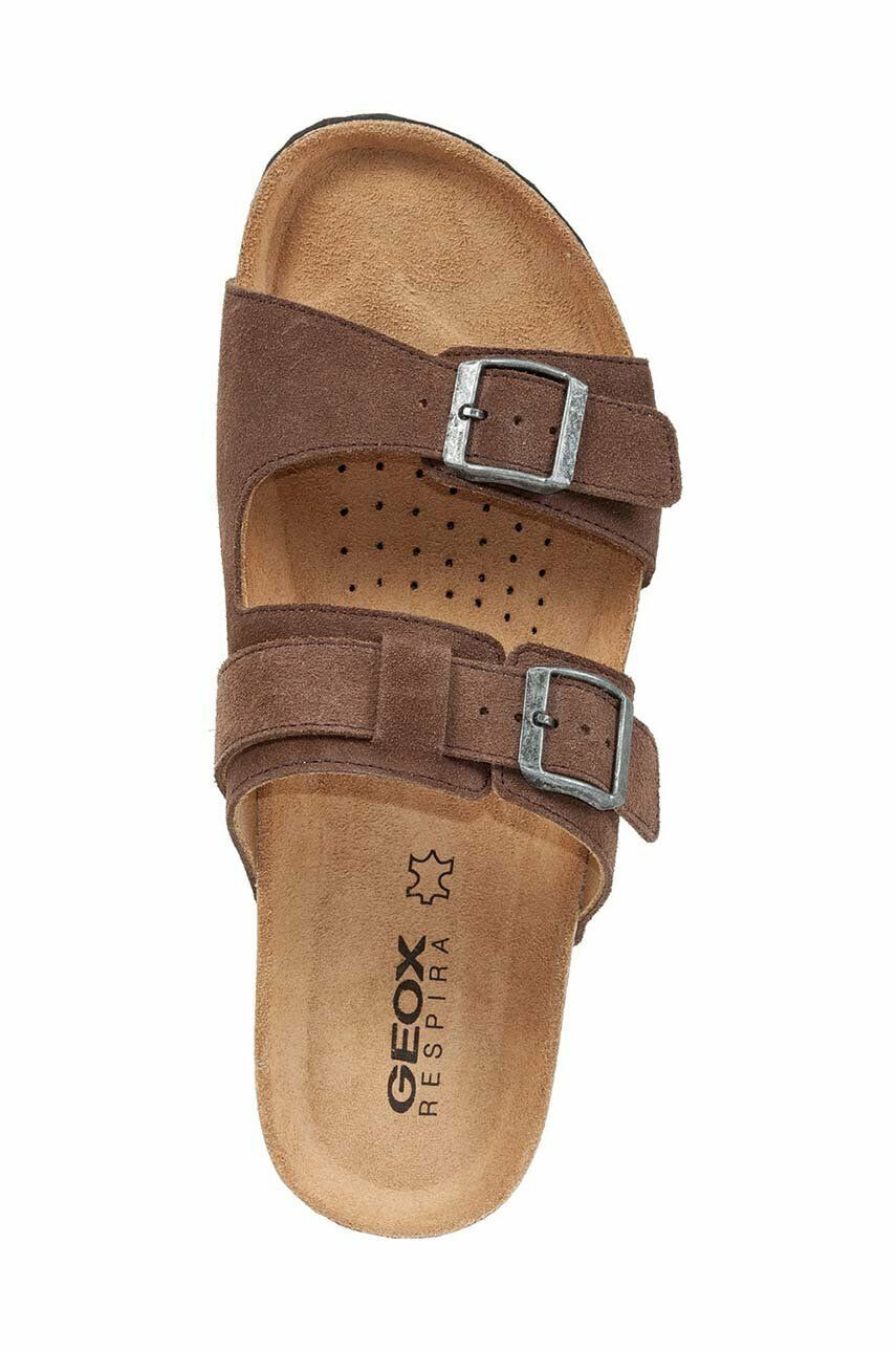 Geox Велурени чехли U SANDAL GHITA E - Pepit.bg