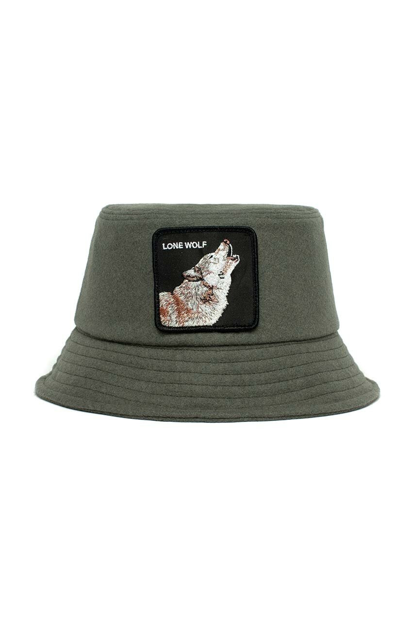 Goorin Bros Капела Wolf Heat в зелено от вълна - Pepit.bg