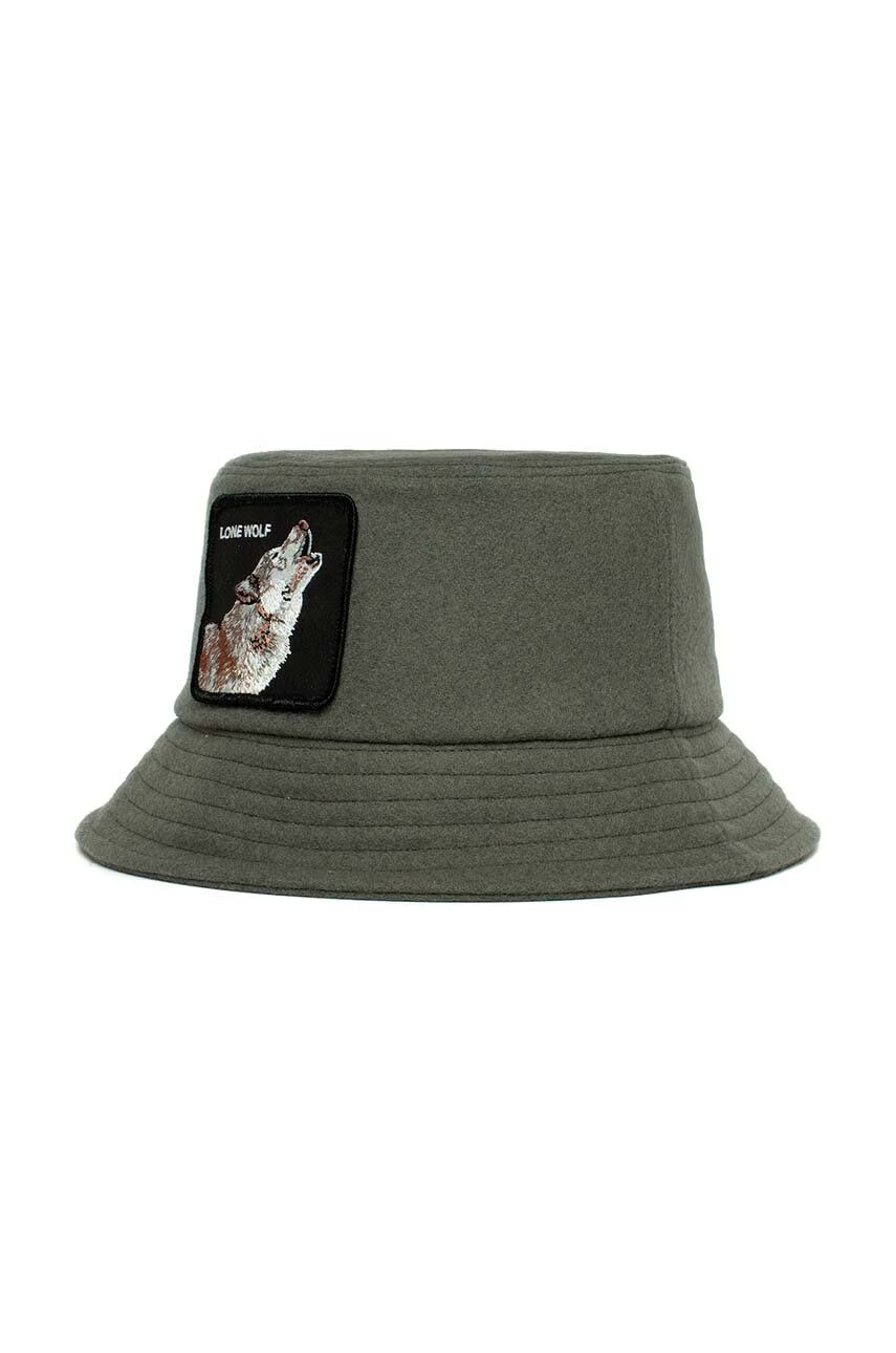 Goorin Bros Капела Wolf Heat в зелено от вълна - Pepit.bg