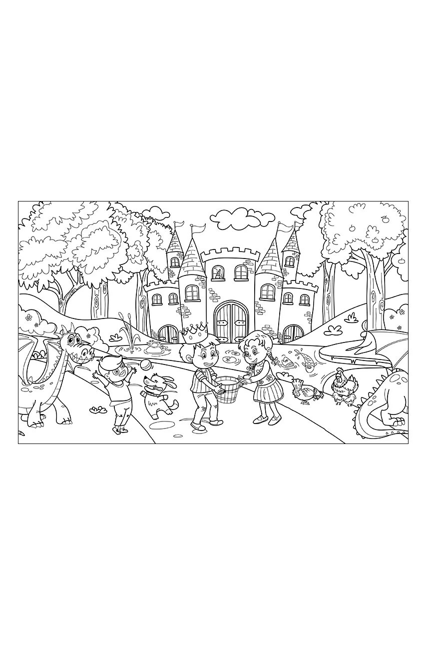 Graine Creative Лист за оцветяване в туба Adhesive Roller To Draw - Pepit.bg
