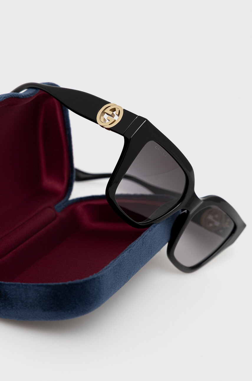 Gucci Слънчеви очила в черно - Pepit.bg