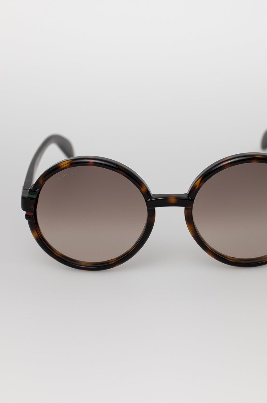 Gucci Слънчеви очила в кафяво - Pepit.bg