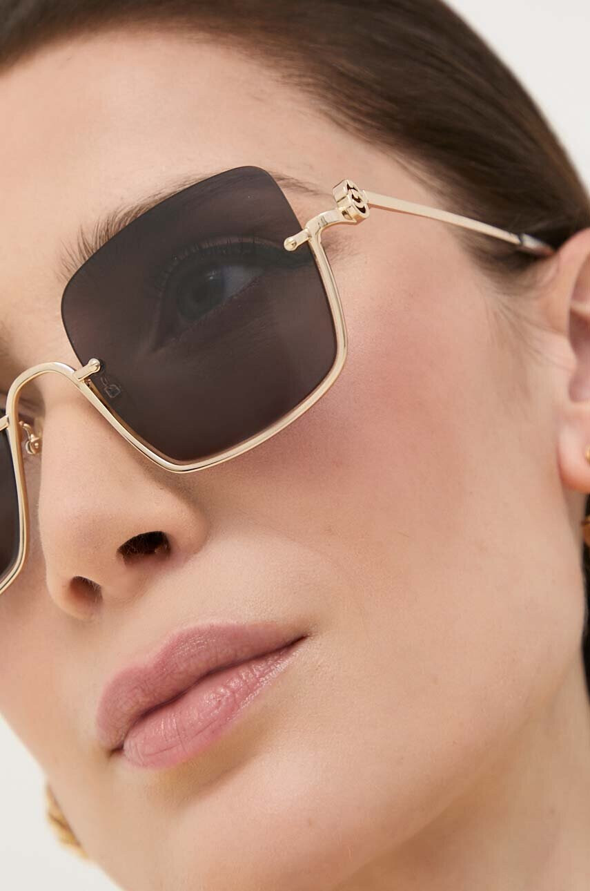 Gucci Слънчеви очила в златисто - Pepit.bg