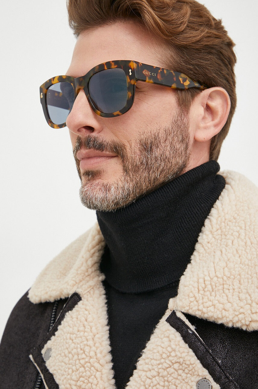 Gucci Слънчеви очила в кафяво - Pepit.bg