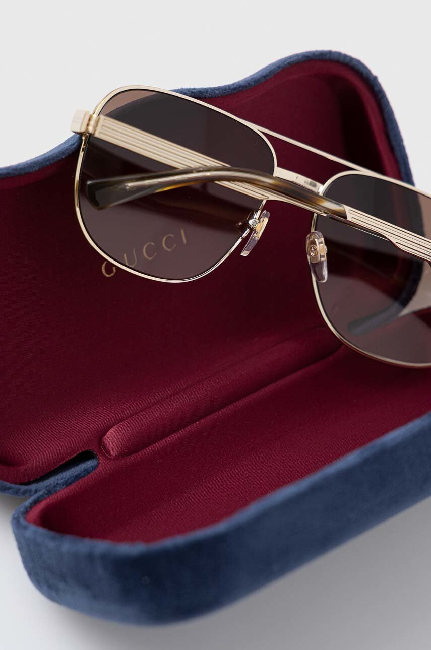 Gucci Слънчеви очила в кафяво - Pepit.bg