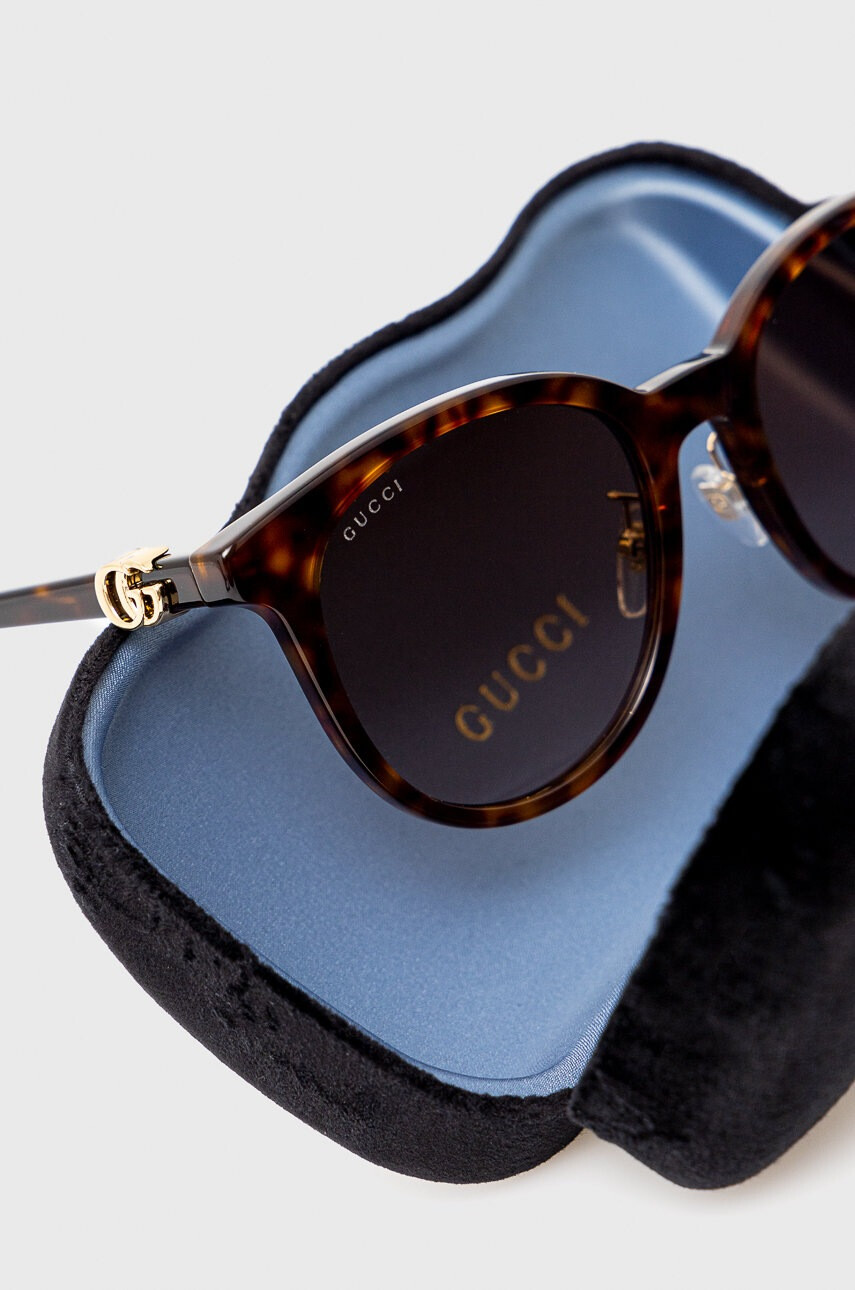 Gucci Слънчеви очила в кафяво - Pepit.bg