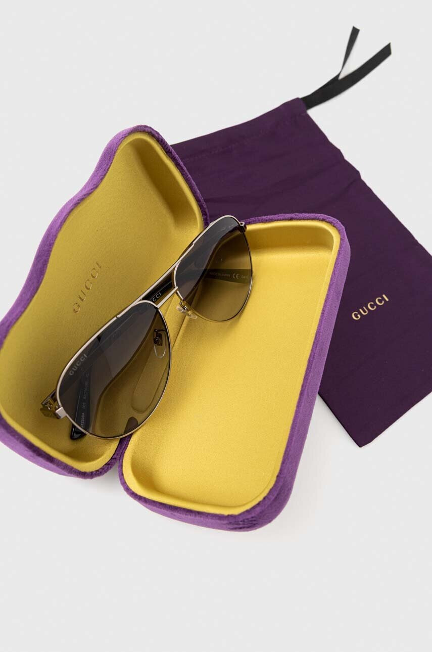 Gucci Слънчеви очила в сиво - Pepit.bg