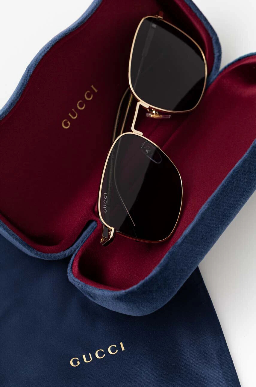 Gucci Слънчеви очила в златисто - Pepit.bg