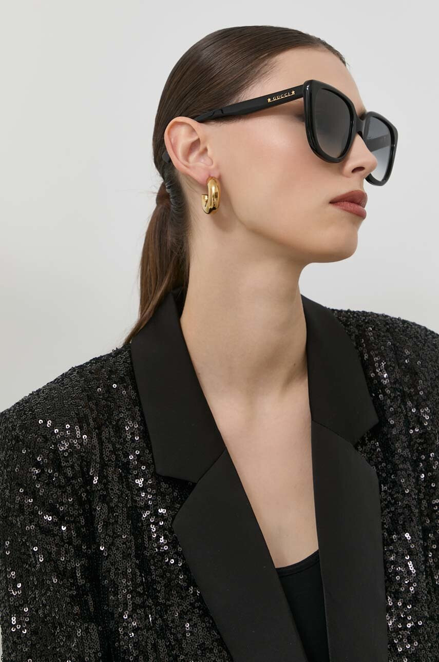 Gucci Слънчеви очила GG1169S в черно - Pepit.bg