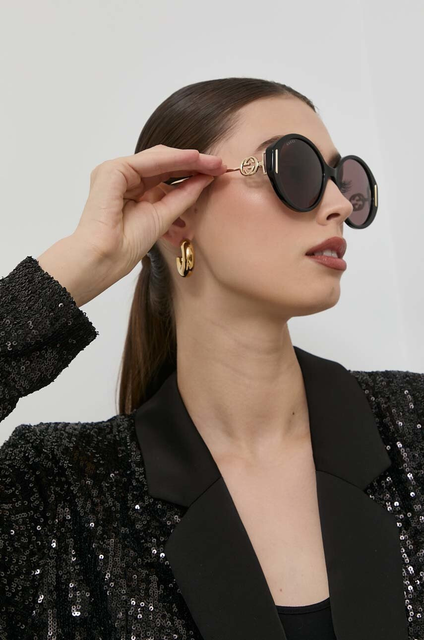 Gucci Слънчеви очила GG1202S в черно - Pepit.bg