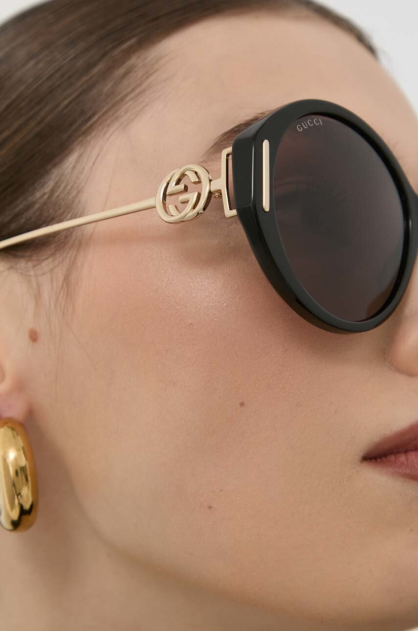 Gucci Слънчеви очила GG1202S в черно - Pepit.bg