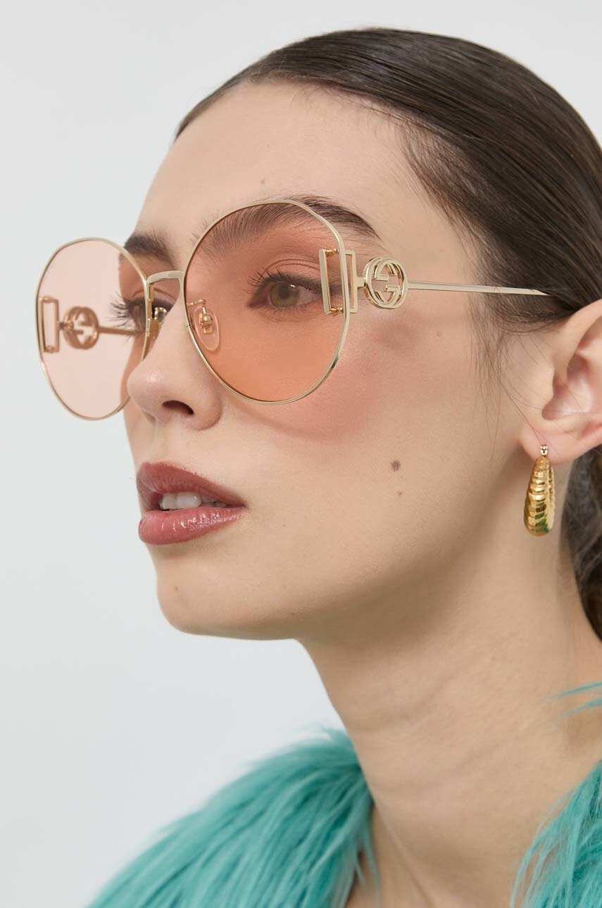 Gucci Слънчеви очила GG1206SA в златисто - Pepit.bg