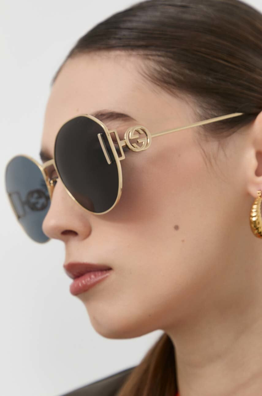 Gucci Слънчеви очила GG1206SA в черно - Pepit.bg