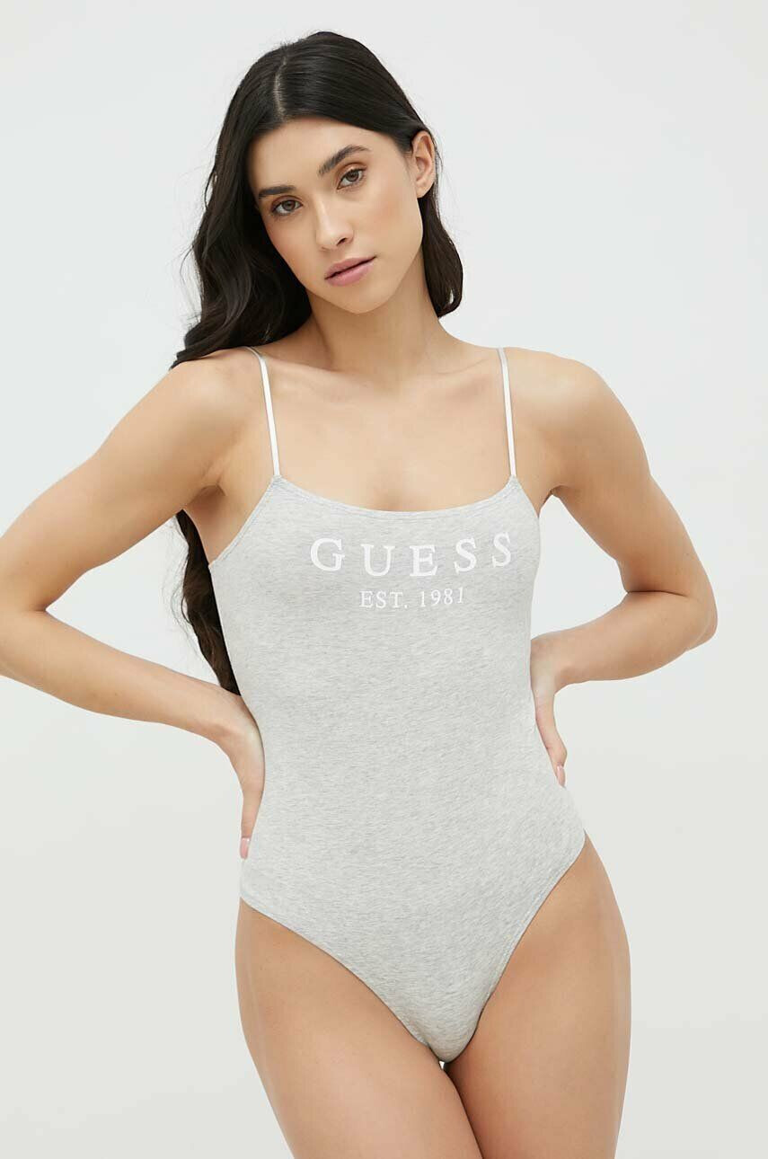 Guess Боди в сиво меланж на - Pepit.bg