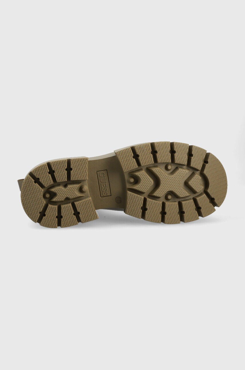 Guess Боти челси Charlotte в зелено с платформа - Pepit.bg