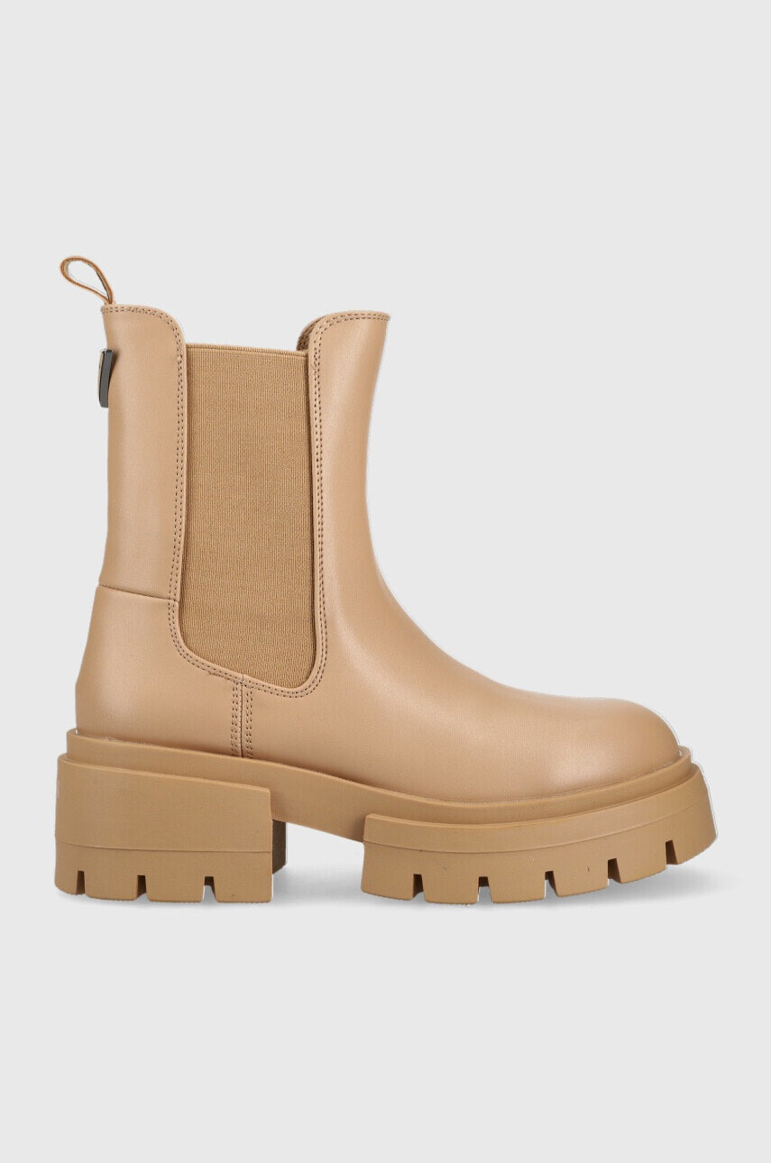 Guess Боти челси Charlotte в бежово с платформа - Pepit.bg