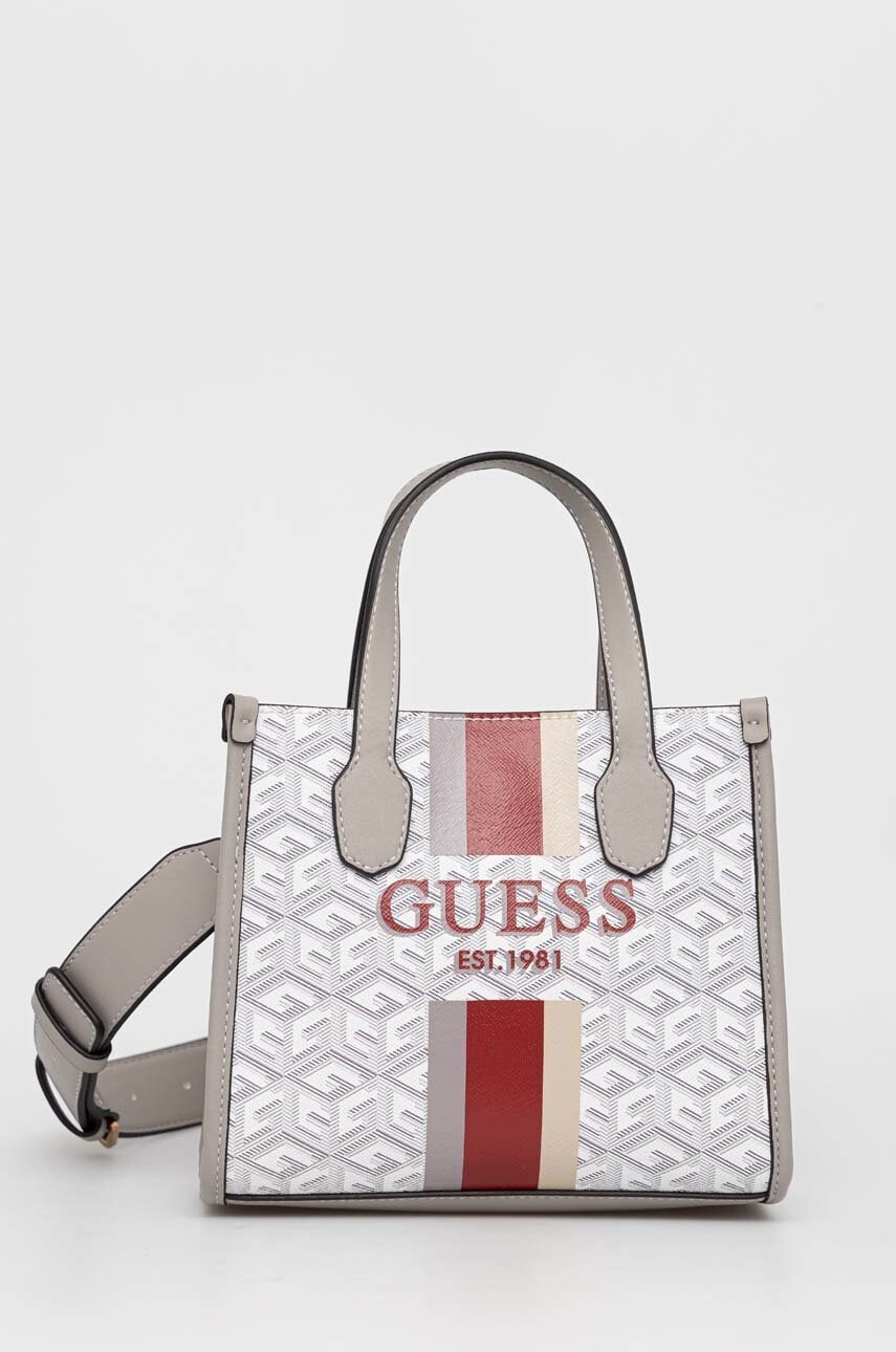 Guess Чанта в бяло - Pepit.bg