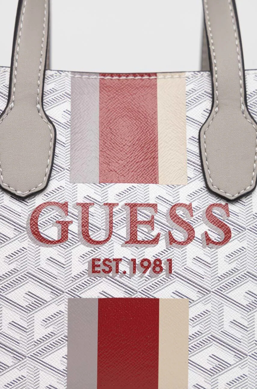 Guess Чанта в бяло - Pepit.bg