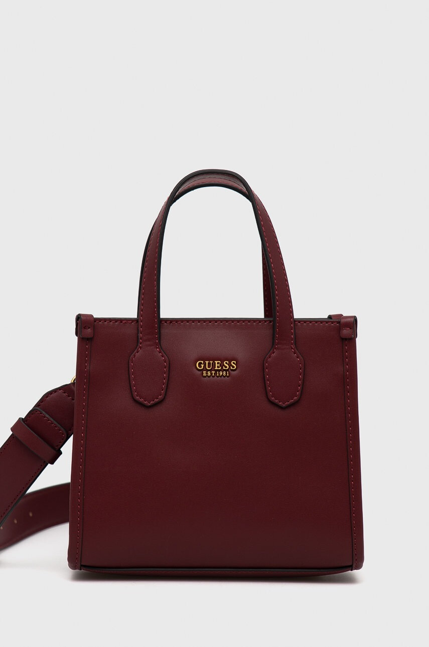 Guess Чанта в бежово - Pepit.bg