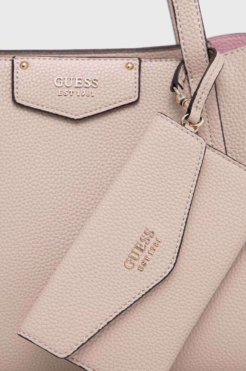 Guess Чанта в розово - Pepit.bg