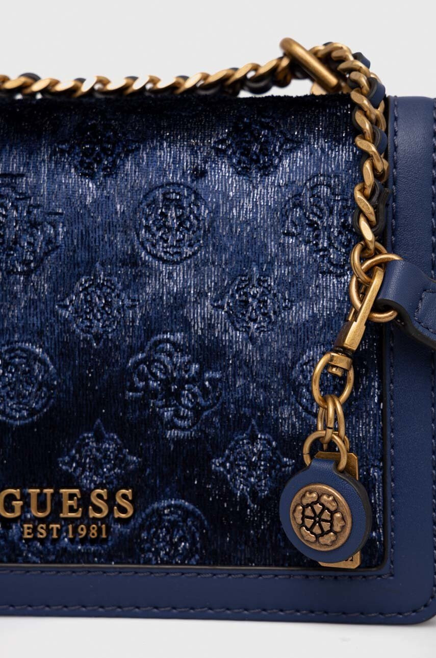 Guess Чанта в тъмносиньо - Pepit.bg
