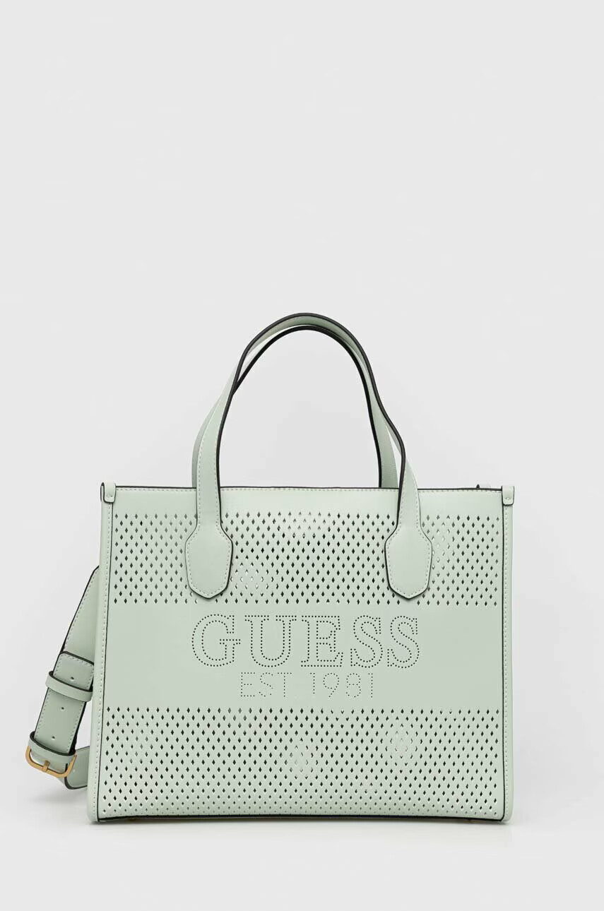 Guess Чанта в тюркоазено - Pepit.bg