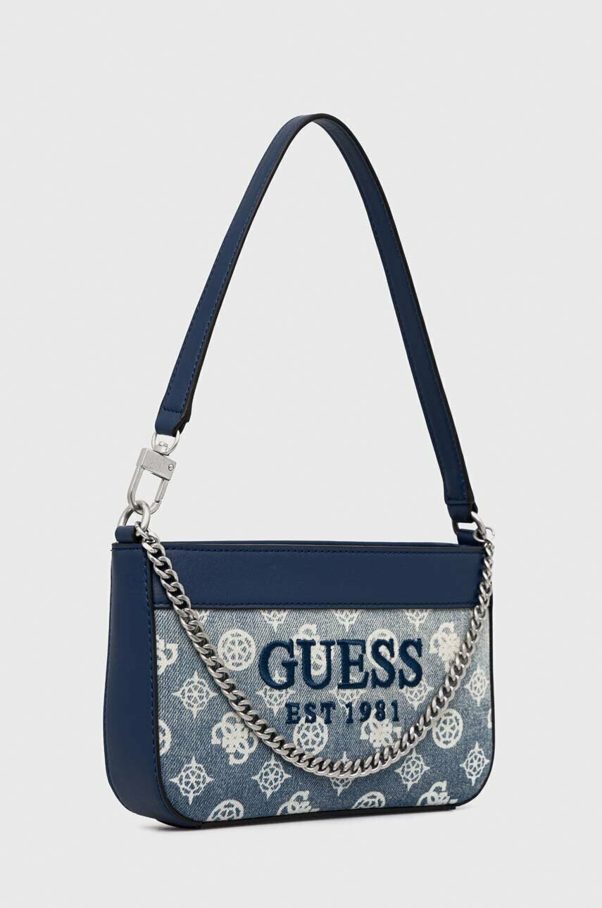 Guess Чанта в синьо - Pepit.bg