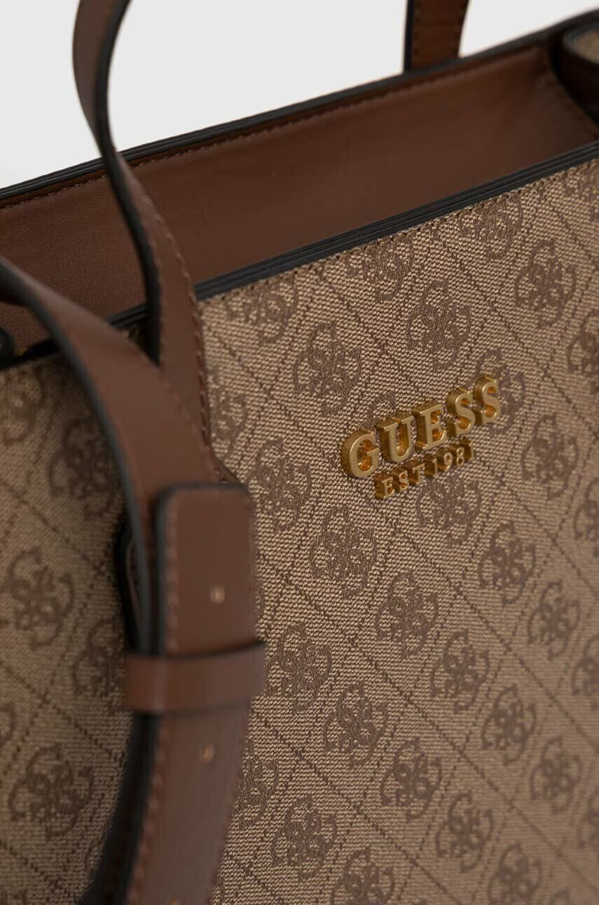 Guess Чанта в бежово - Pepit.bg