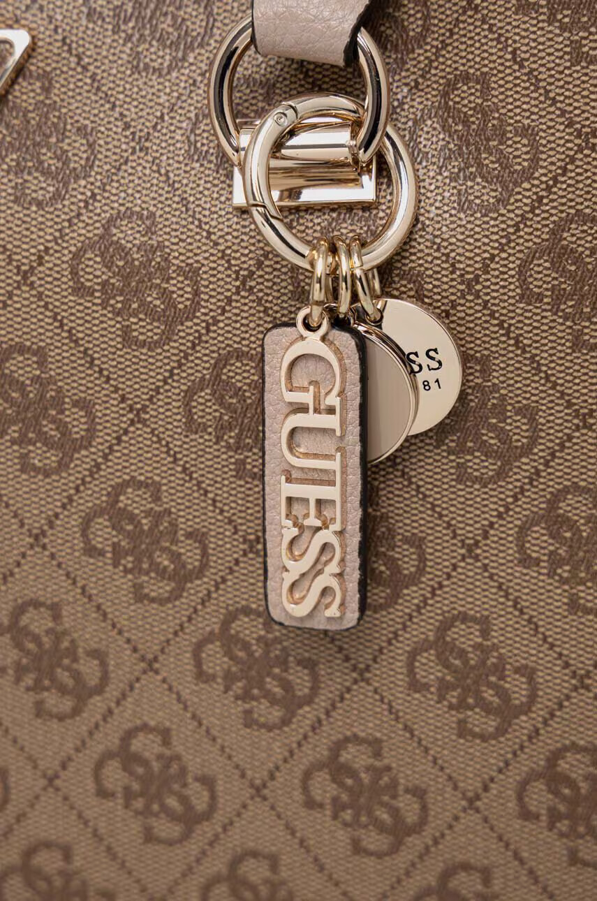 Guess Чанта в бежово - Pepit.bg