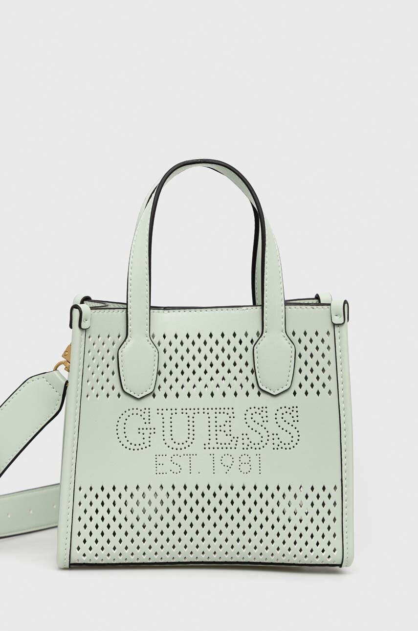Guess Чанта в тюркоазено - Pepit.bg
