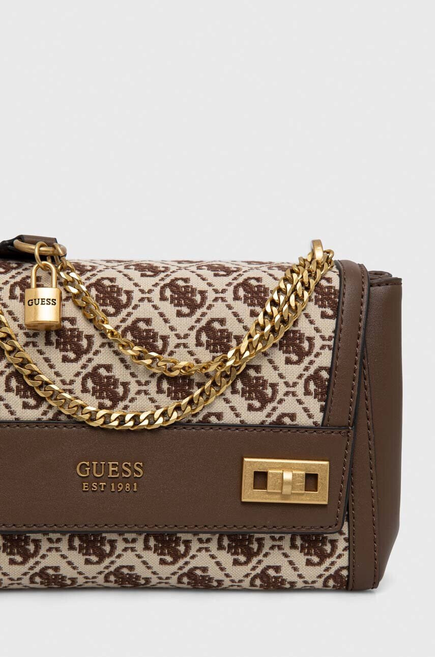 Guess Чанта в кафяво - Pepit.bg