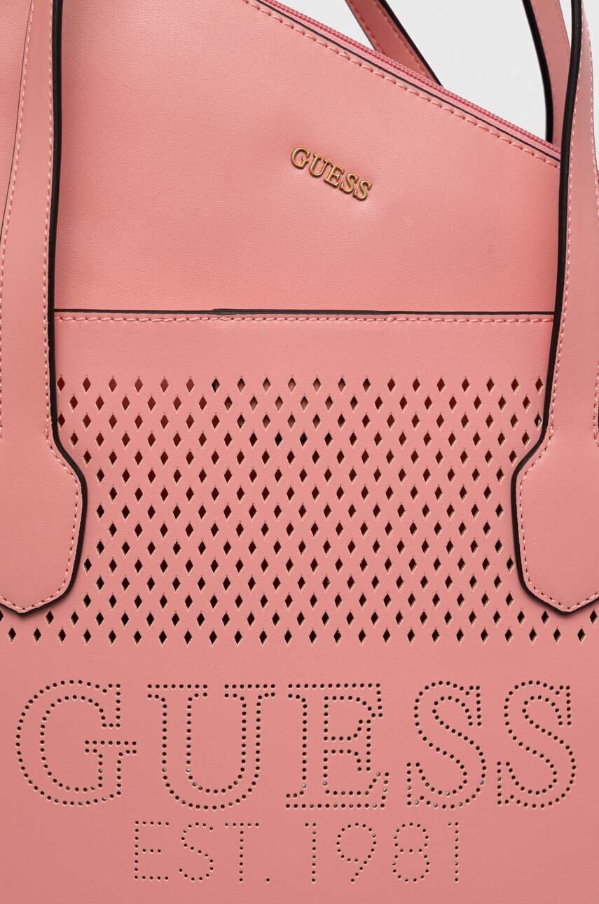 Guess Чанта в розово - Pepit.bg