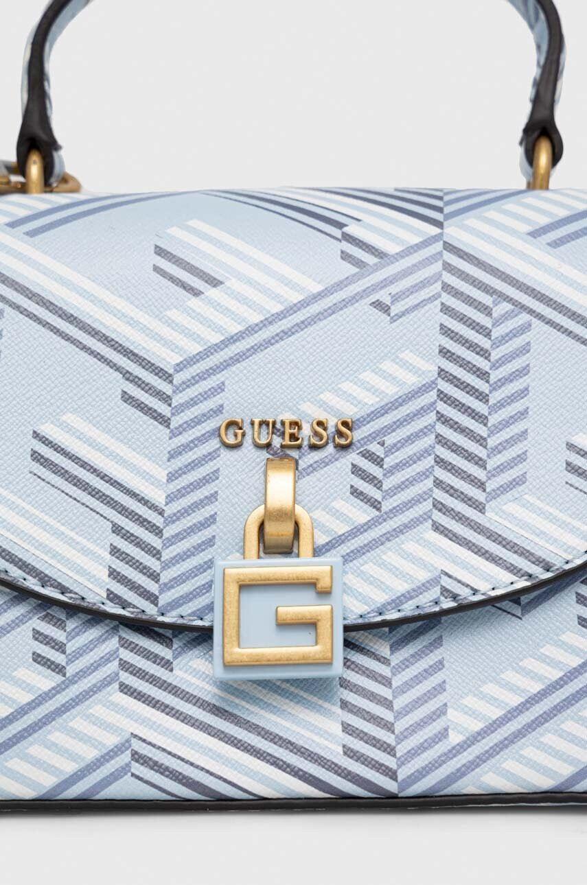 Guess Чанта в синьо - Pepit.bg
