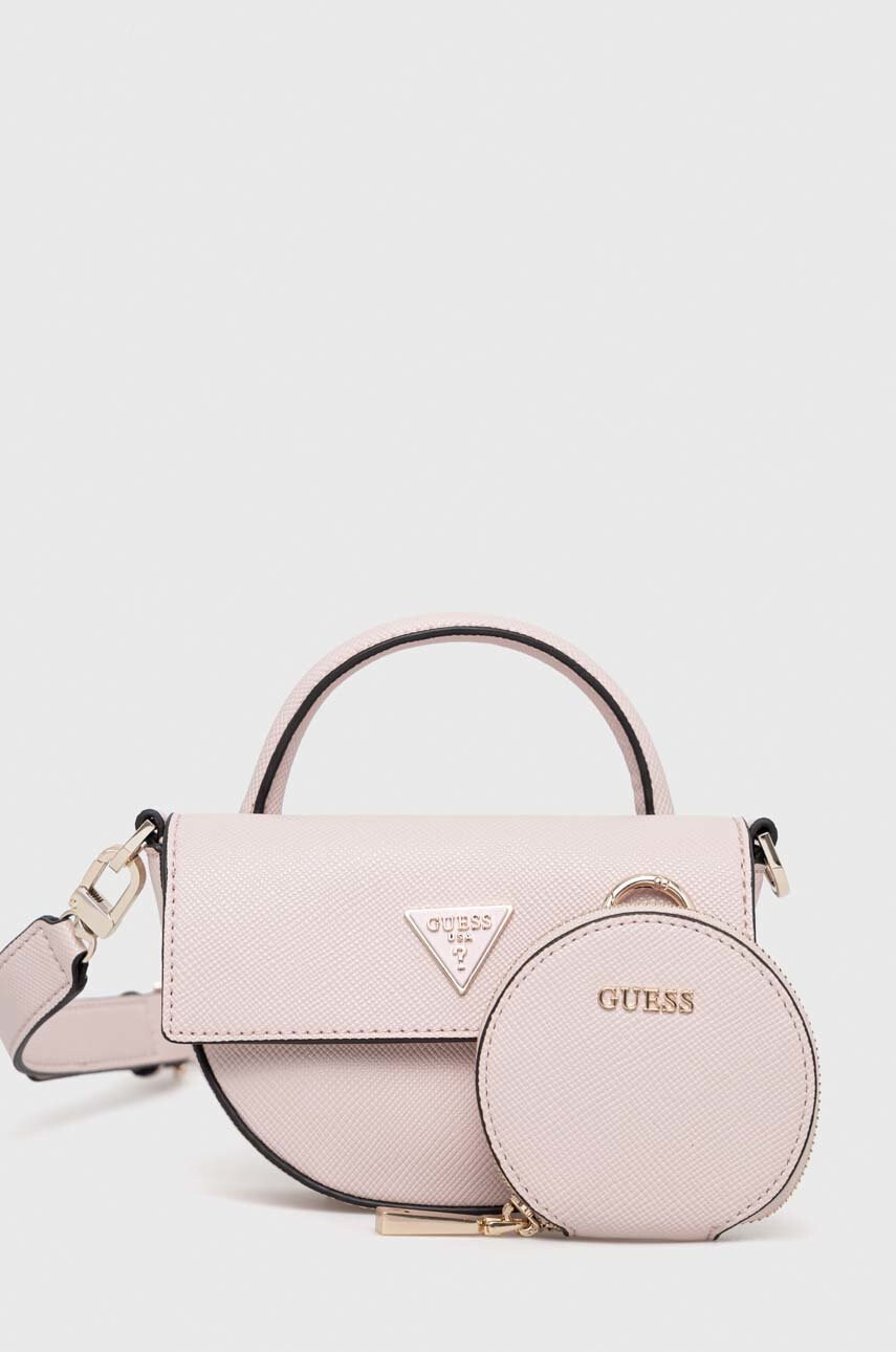 Guess Чанта в розово - Pepit.bg