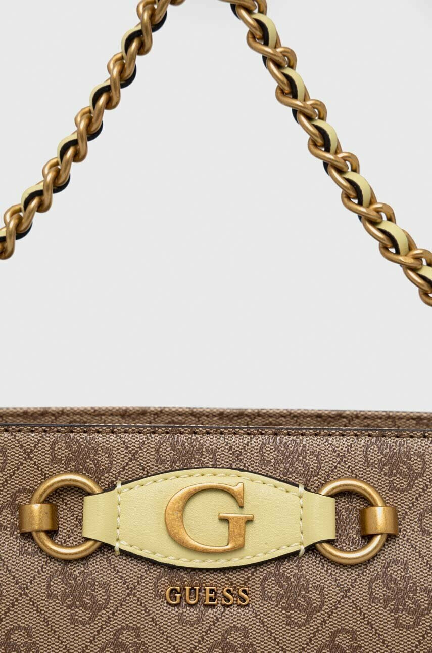 Guess Чанта в бежово - Pepit.bg