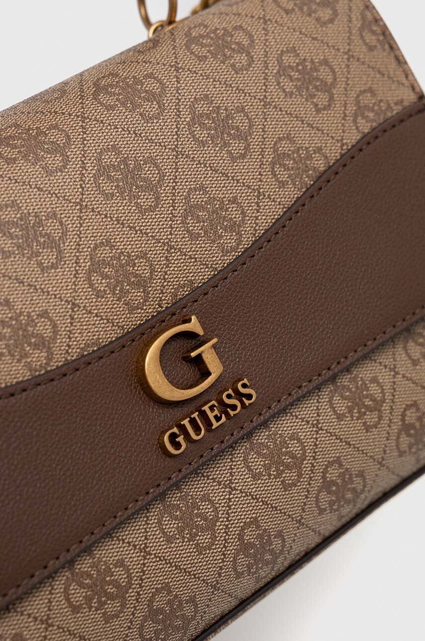 Guess Чанта в кафяво - Pepit.bg