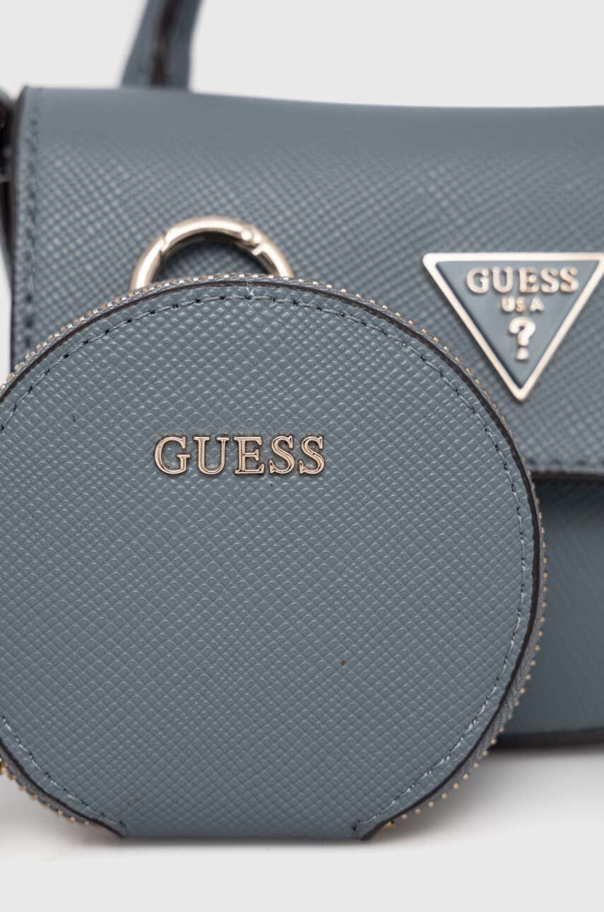 Guess Чанта в синьо - Pepit.bg
