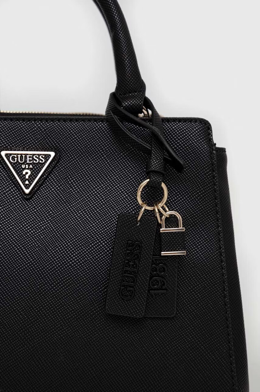 Guess Чанта в синьо - Pepit.bg