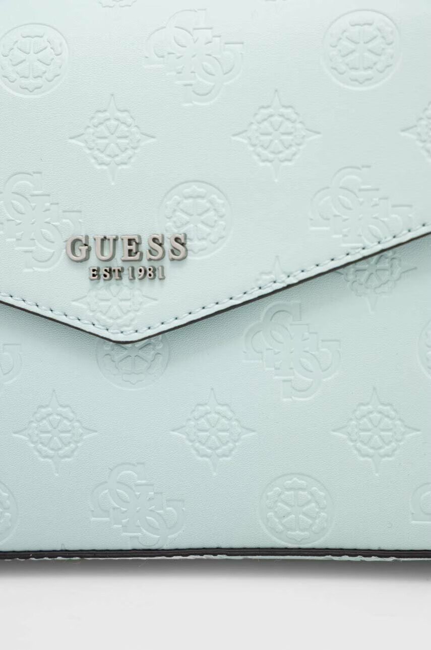 Guess Чанта в синьо - Pepit.bg