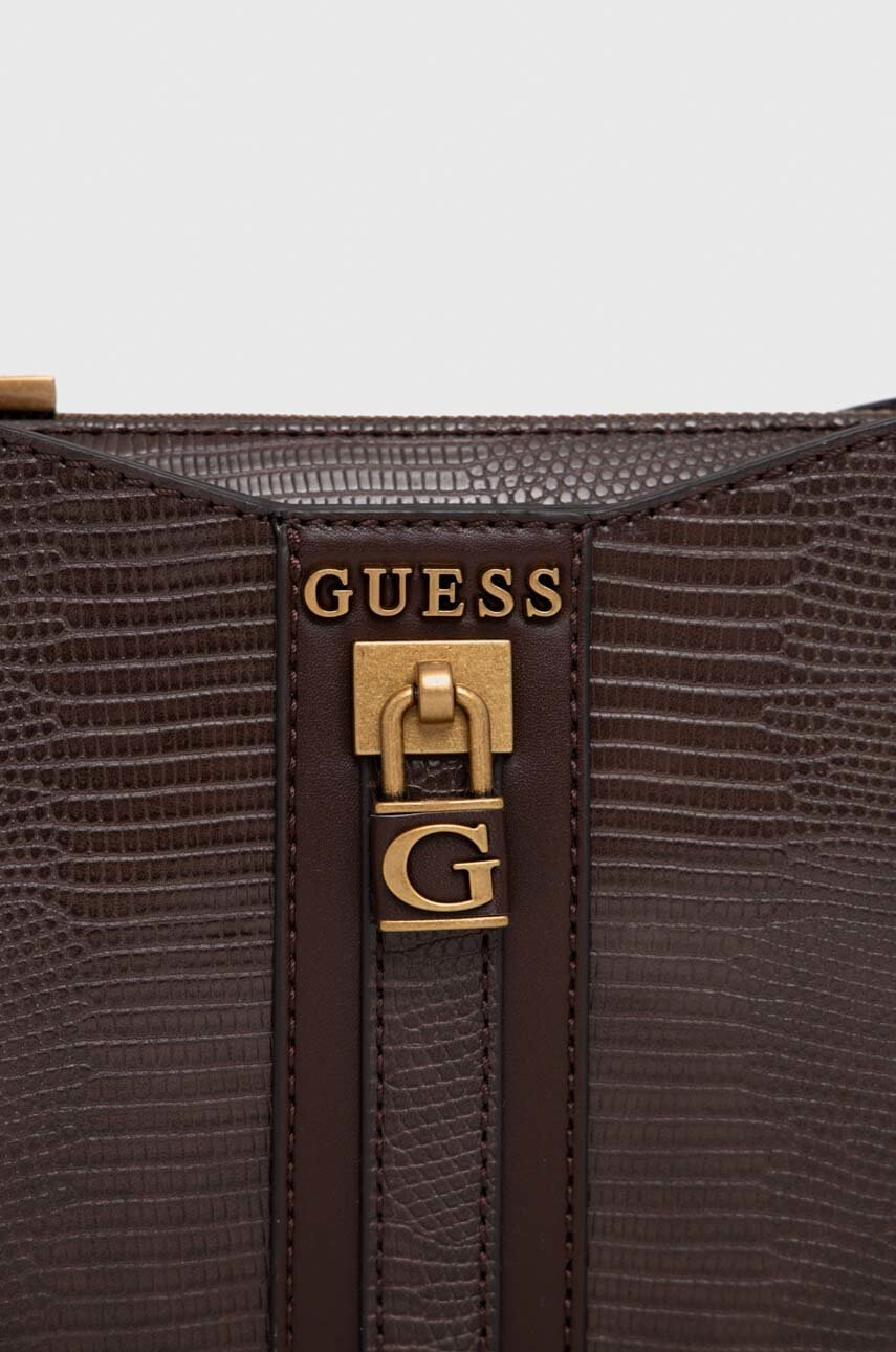 Guess Чанта в кафяво - Pepit.bg