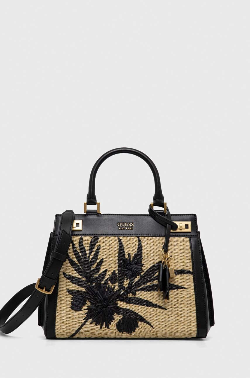 Guess Чанта в бежово - Pepit.bg
