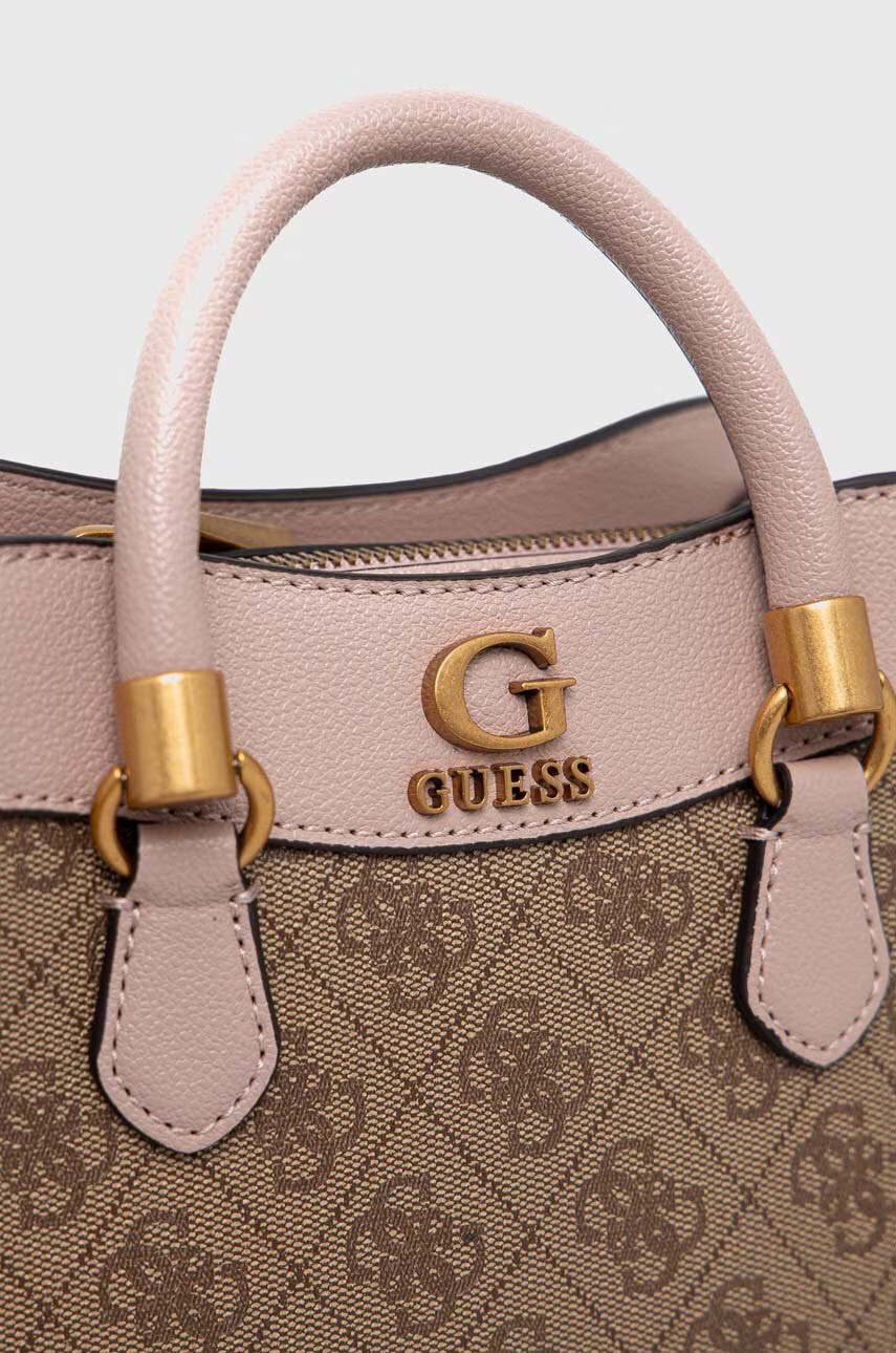 Guess Чанта в кафяво - Pepit.bg