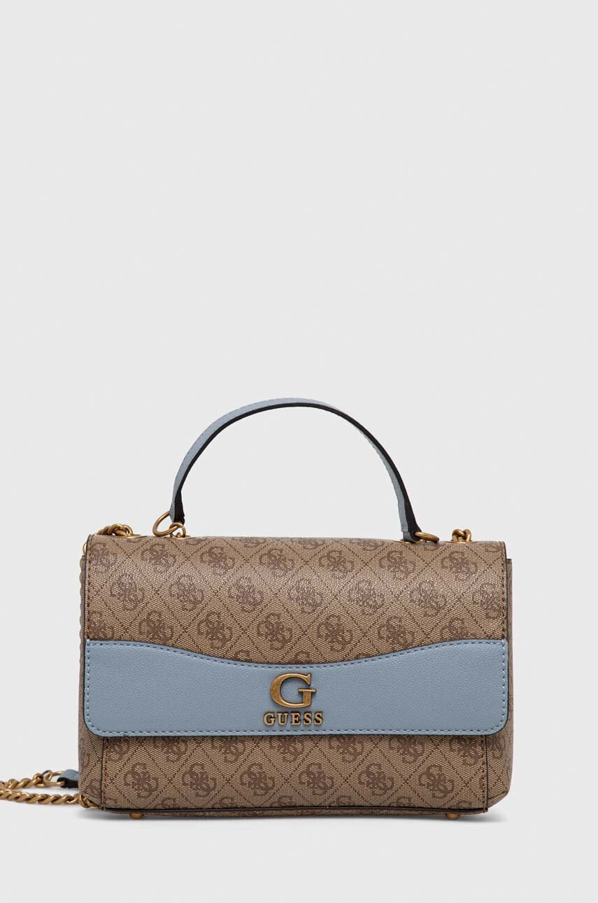 Guess Чанта в кафяво - Pepit.bg