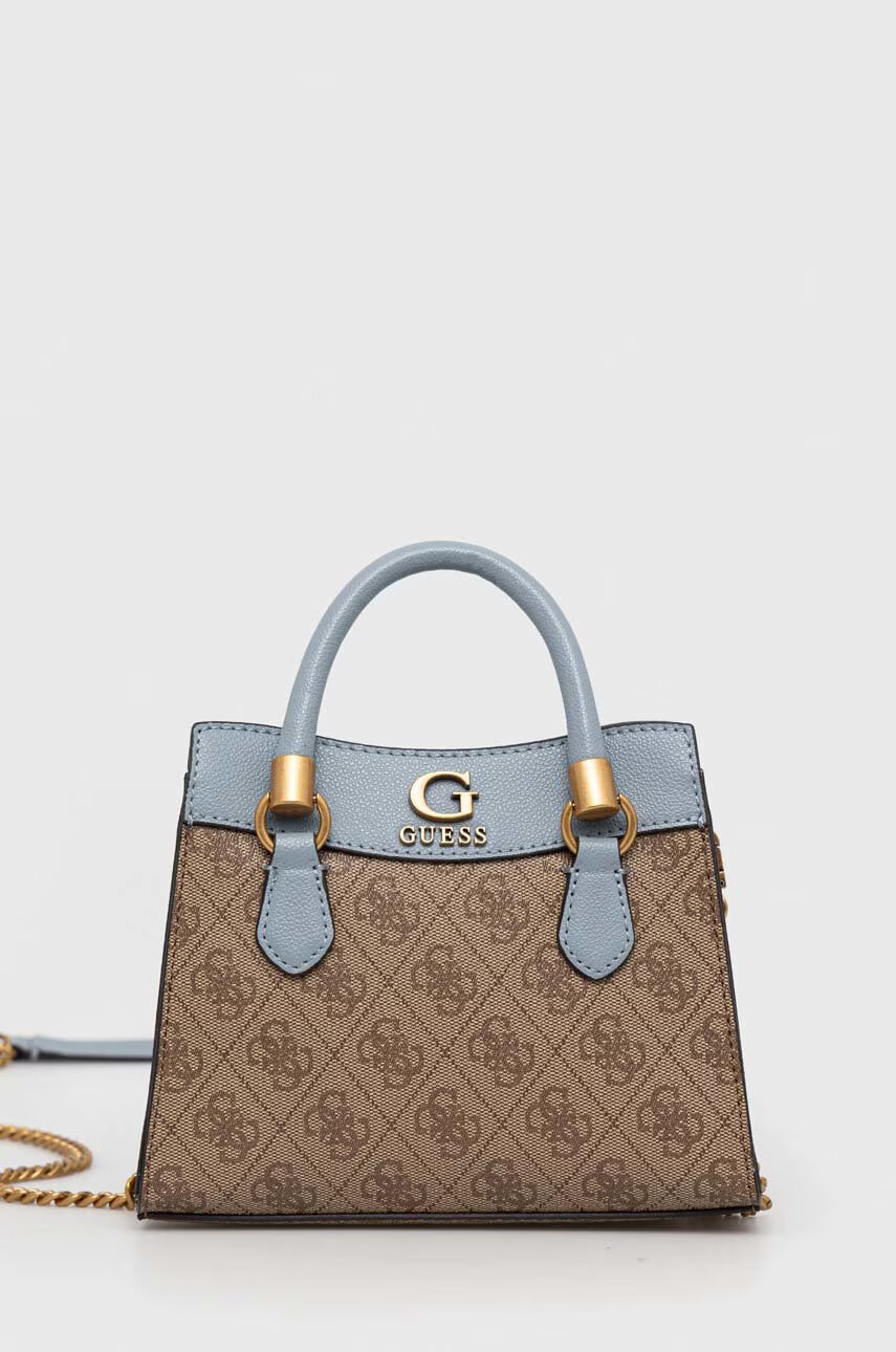 Guess Чанта в кафяво - Pepit.bg