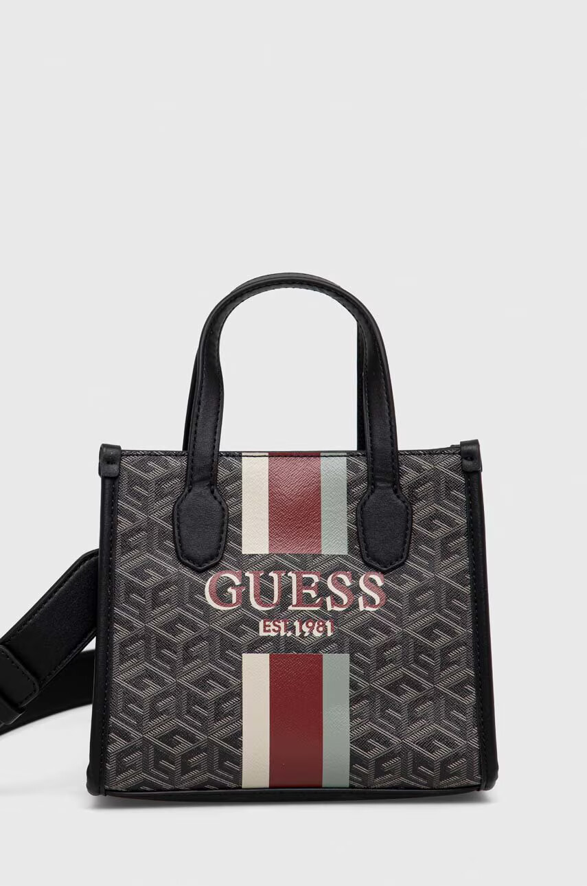 Guess Чанта в сиво - Pepit.bg