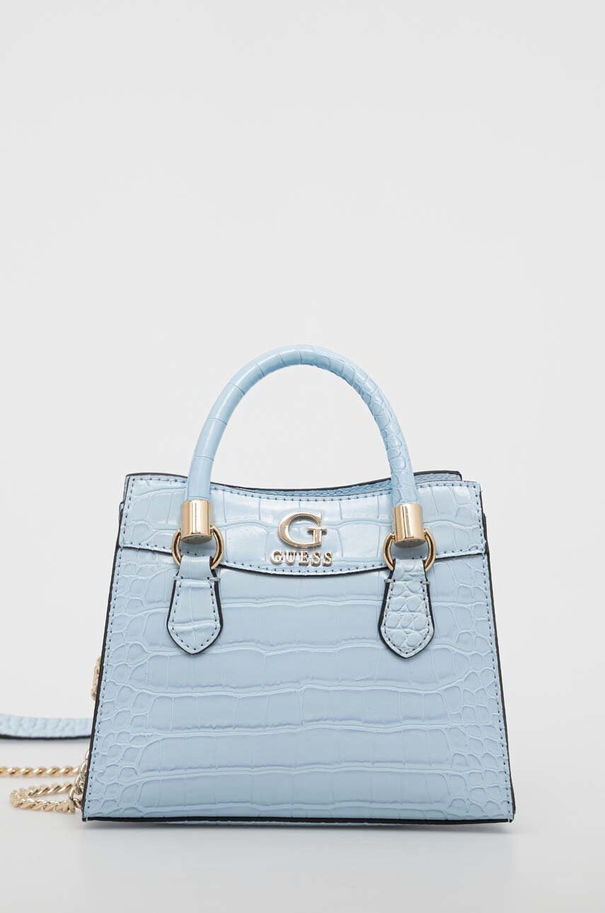 Guess Чанта в синьо - Pepit.bg