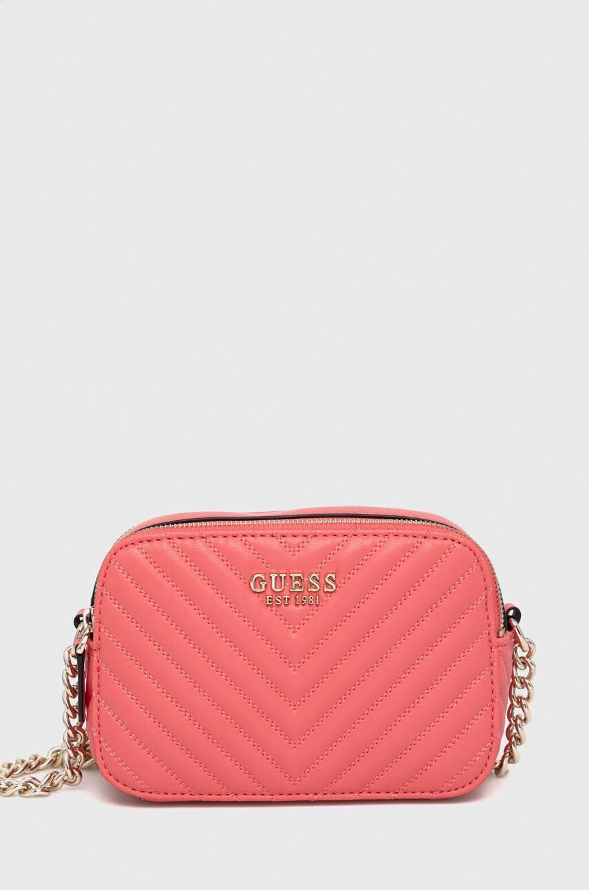 Guess Чанта в оранжево - Pepit.bg