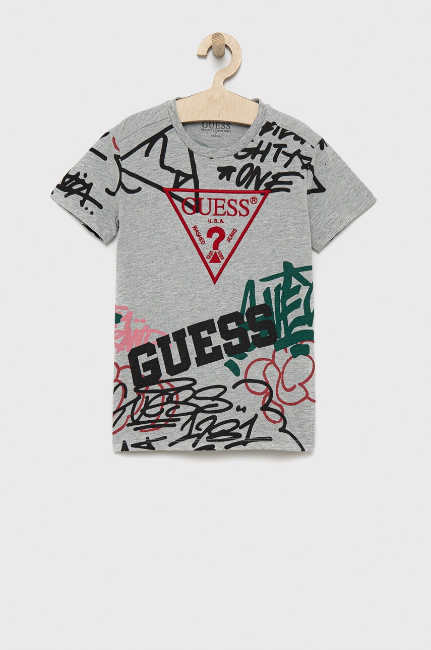 Guess Детска памучна тениска - Pepit.bg