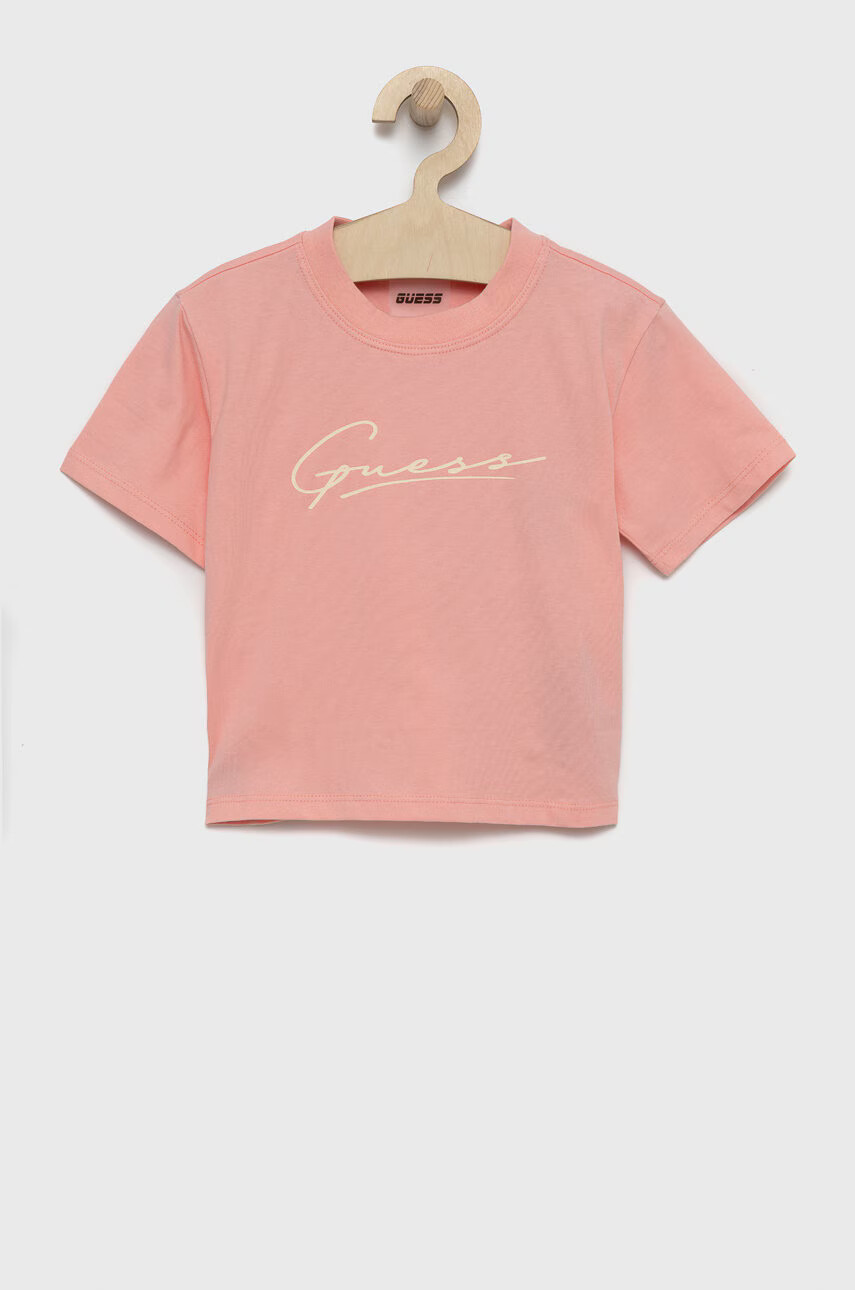 Guess Детска памучна тениска - Pepit.bg